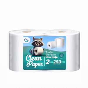 Toalla de papel Clean Paper 2 x 250 mts.