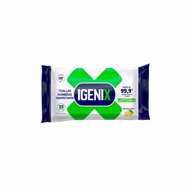 Toallas Húmedas Desinfectantes Igenix 35 un